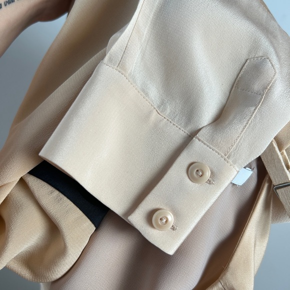 Diane Von Furstenberg Seraphina Silk Colorblock Blouse Size 6 NWOT - Picture 8 of 12